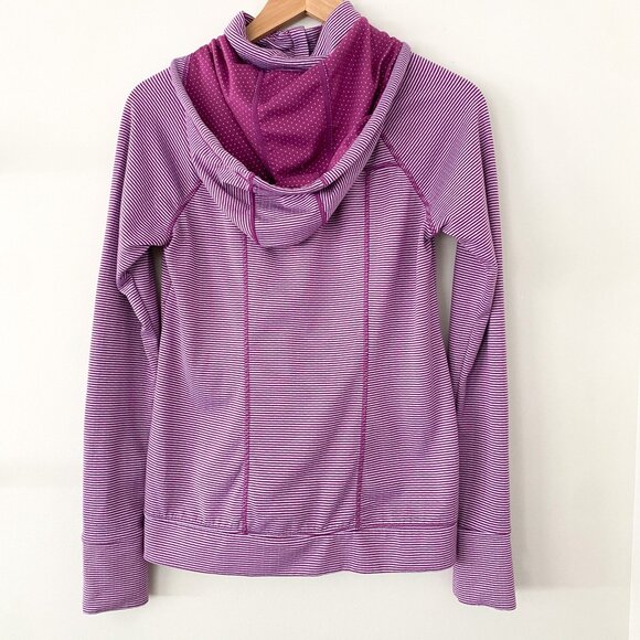 Tangerine Purple 1/2 Zip Athletic Hoodie – Size M - Picture 3 of 8